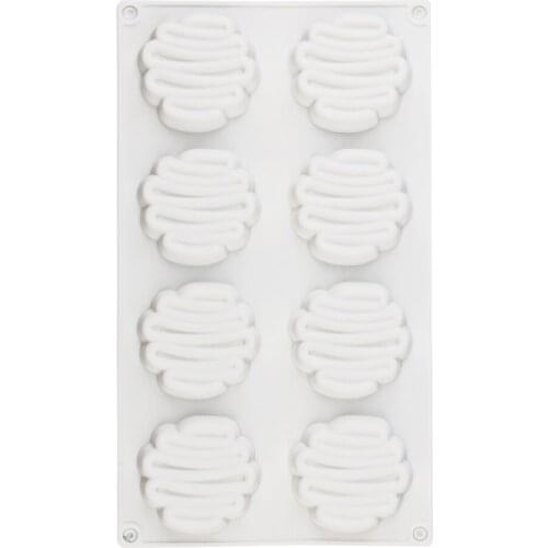 NEW Silicone Cake Mold Cream Shape Bakewae Non-stick Baking Mold For Muffins,Biscuits,Pudding,Chocolate,Cake,Jelly DIY Tools