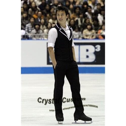 Custom Figure Skating Clothes For Men /Boys Fashion New Brand Vogue Figure Skating Competition Costume DR3146