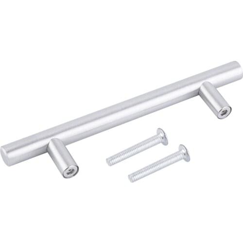 Probrico Diameter 12mm Hole Cebter 64mm~300mm Stainless Steel Kitchen Cabinet Door T Bar Knob Furniture Drawer Handles Pulls