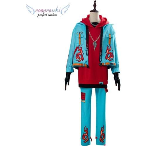 Paradox Live HIPHOP Allen Sugasano Cosplay Costumes Stage Performance Clothes Perfect Custom for You