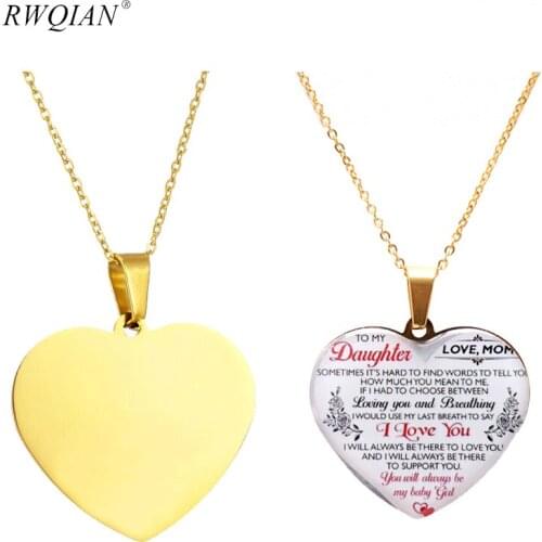 Personalized Photo Name Necklace Stainless Steel Custom Stainless Steel Necklaces for Women Chain Choker Customized Jewelry Gift