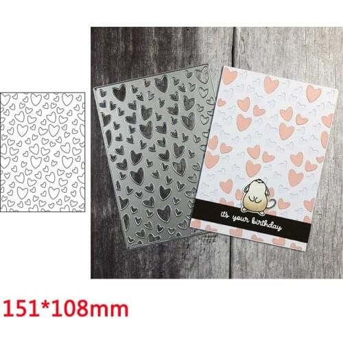 Full Of Love Rectangular Frame Good-looking Metal Cutting Dies For New DIY Scrapbooking Album New Craft Embossing Cards 2020