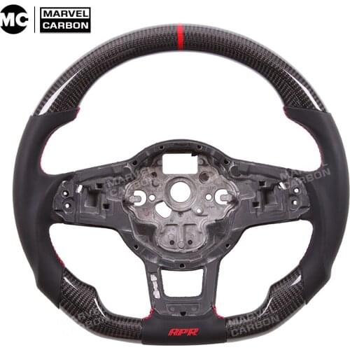 Custom Steering Wheel MK7 Carbon Fbier for Golf 5th MK5/MK7