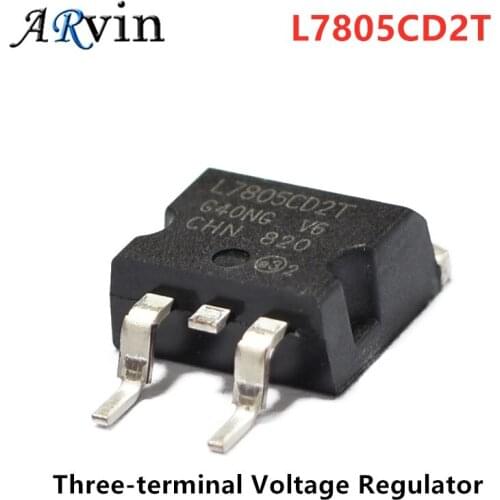 10Pcs L7805C2T TO-263 L7805CD2T TO263 L7805 SOT L7805AC2T Three-terminal Voltage Regulator New