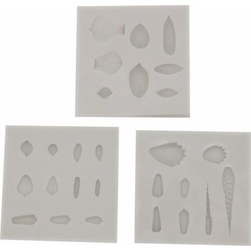 6.5*0.7CM DIY Sugar Craft Cake Jasmine leaves Petal Cake Silicone Mold Fondant Mold Cake Decorating Tools Gum Paste Mold