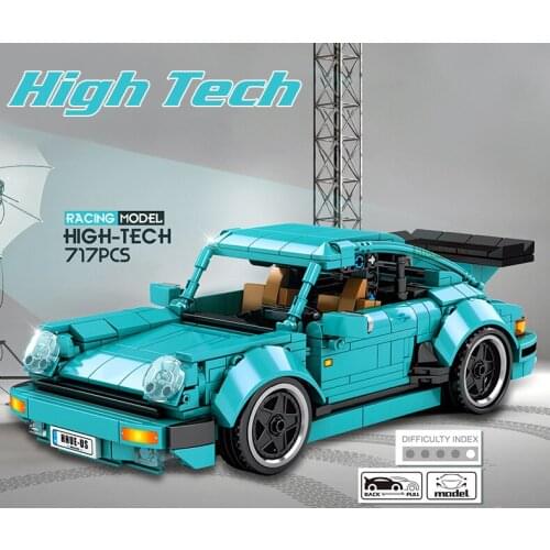 Building Technical Ideas Racing Car Blocks Famous Green Super Suport Car Diy Model Enlighten Bricks Toys For Boys Adult