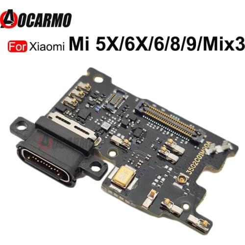 USB Fast Charging Port Connector Charger Plug Dock Mic Microphone For Xiaomi Mi 8 9 Lite Mi8 mi9 Flex Cable Replacement Parts
