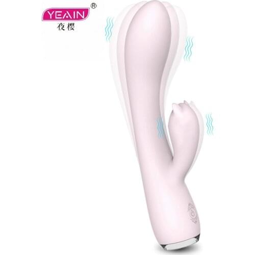 YEAIN Female 9 Speed Silicone Barbed G Spot Vibrator Waterproof Oal Clit Erotic Massager Intimate Adult Sex Toys For Women