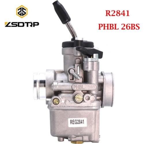 ZSDTRP Carburetor Dellorto PHBL 26BS for Motorcycles Trial Vespa 50 125 2T 4T Engine 50-300cc PHBL 26BS 4T(A) R2841