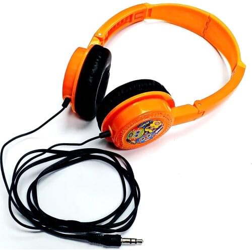 1X Portable wired Headphone Foldable Headset Audio Mp3 Adjustable Earphone for Thanksgiving Music party Gift Favors Supplies