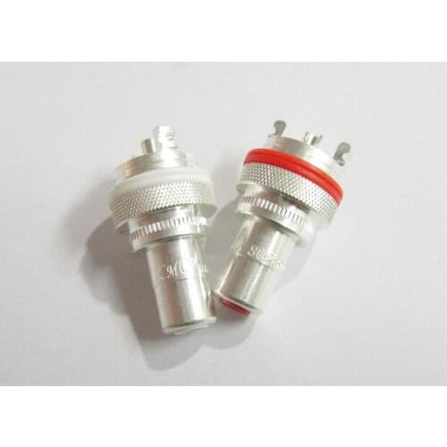 Free shipping CMC Silver-plated RCA Plug Socket Connectors CMC-805-2.5AG 50pcs