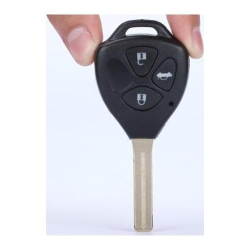 3 Buttons Remote Key Shell Case For Toyota Crown With TOY48 Uncut Blade Fob Key Cover 20PSC/lot