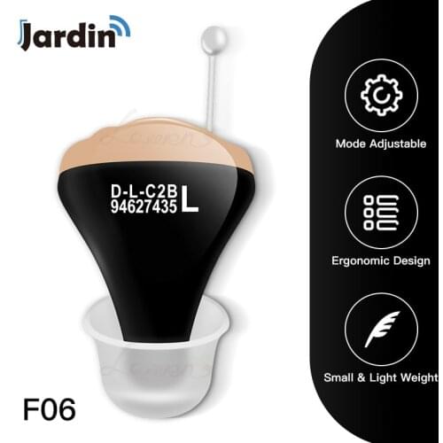 F06 Hearing Aids Digital 6 Channels 12 Bands Hearing Aid Listening Devices Invisible Hearing Amplifiers 312 Battery Dropship