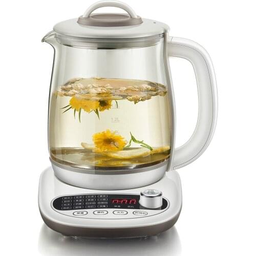 Health raising pot fully automatic thickening glass 1.8 liter multi-functional boiling tea kettle/electric