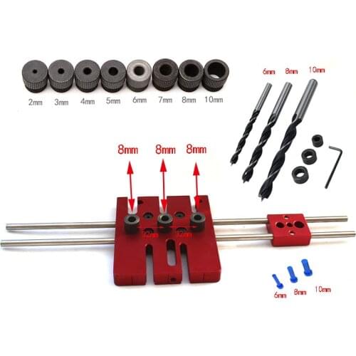 Pocket Hole Jig Woodworking Hole Punch Positioner Guide Locator Doweling Jig Drill Bit For Furniture Fast Carpenter DIY tools