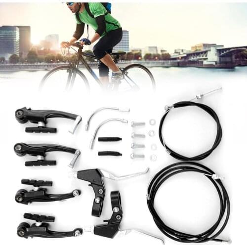 Mountain Bicycle Bike Brake Aluminum Alloy V Brake Set Kit Parts Cycling Accessories for All V Brakes for Bicycles