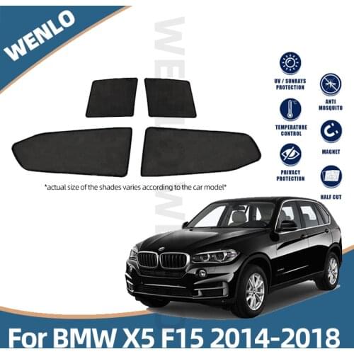 Magnetic Window Curtain Visor For BMW X5 F15 2014 2015 2016 2017 2018 Sun Shade Side Window Sunshades Cover
