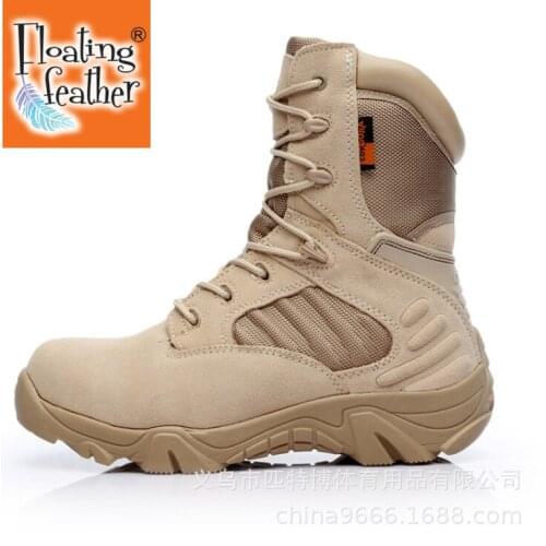 Winter Autumn Men Military Boot Quality Special Force Tactical Desert Combat Ankle Boats Army Work Shoes Leather Snow Boots