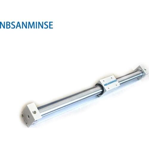 NBSANMINSE CY3R Bore 20mm Pneumatic Magnetically Coupled Rodless SMC Type Parts Compress Air Cylinder Direct Mount Type