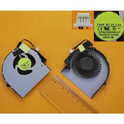 New Laptop Cooling Fan for DELL Inspiron 13Z N311Z M301Z N301Z V131 Original P/N DFS470805WL0T CPU Cooler Radiator