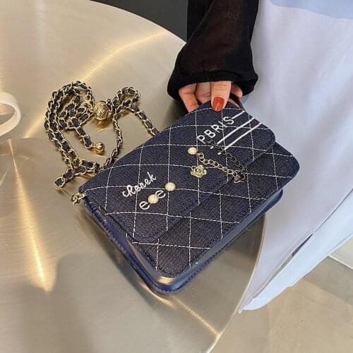 Broadband Female Bag 2021 New Shoulder Bag Ladies Messenger Bag Luxury Designer Women Chain Crossbody Bag Purse Mobile Phone Bag