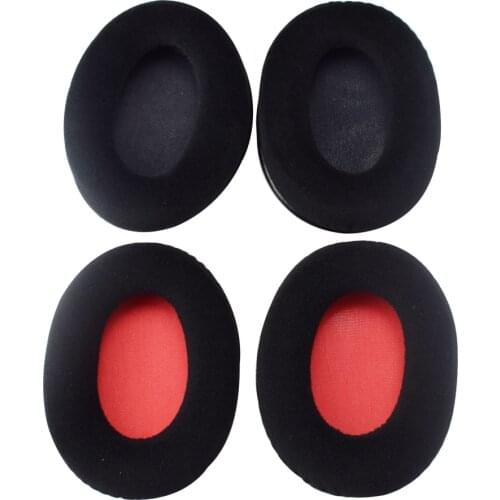 Velour Gaming Headset Kingston HyperX Cloud II KHX-HSCP-GM headphones Replacement Ear Pad Ear Cushion Ear Cups Ear Cover(Black)