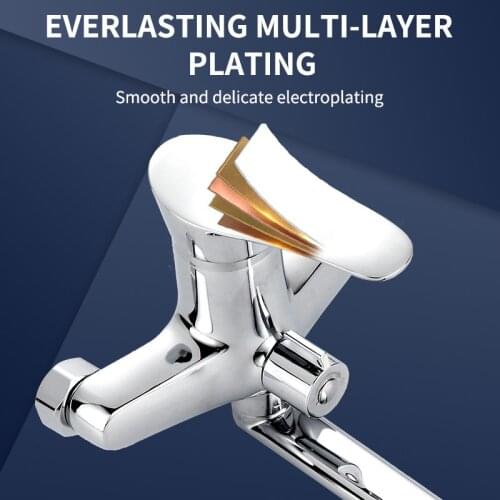 Olinia Bathroom Bathtub Faucet Shower Faucet Set Mixer Wall Mounted Waterfall Bathtub Faucet With Handheld Shower Head OL8096