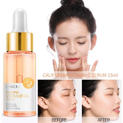 Face Serum skin whitening essence Vitamin C&E Anti-Aging Acne Shrink pores Hydration skin care