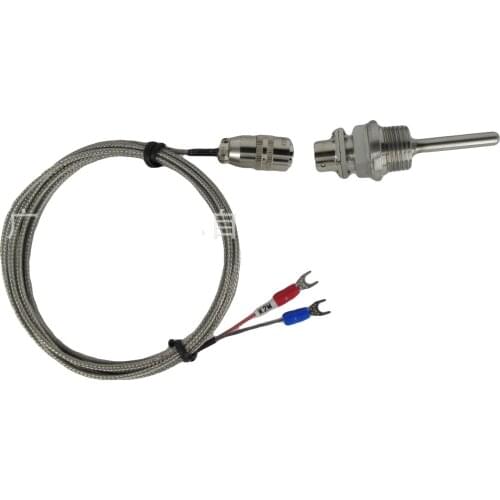 K Type Thermocouple Temperature Probe 1/2NPT Thread Detachable Aviation Connector