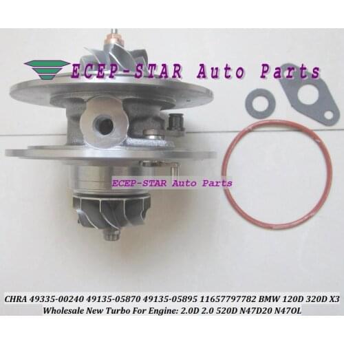 Turbo Cartridge CHRA 49335-00240 49135-05870 49135-05895 49135-05860 11657797782 For BMW 120D 320D X3 2.0D 2.0 520D N47D20 N47OL