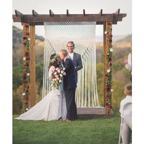 114cm x 240cm Boho Wedding Backdrop,Wall Hanging, Macrame Head Board