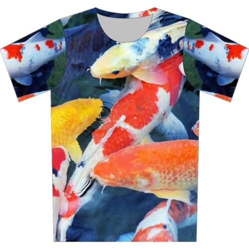 2018 Summer Galaxy T Shirt Animal Fish Sea Boat Bridge Tortoise Astronaut Print Children 3D T-Shirt Boy Girl Fashion Tees Tops