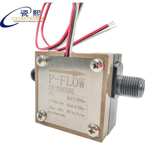 The 5-500ml/min flow range PPS plastic material liquid oil oval gear flowmeter