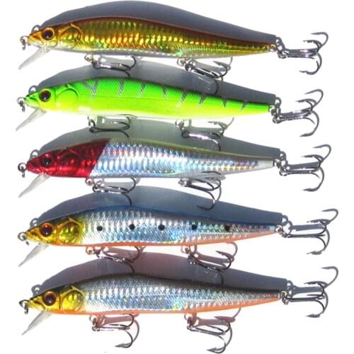 Goture 5Pieces/lot Fishing Lure Floating Minnow/Wobbler With 3 pcs VMC Treble Hooks 14cm/23.2g (5.51in/0.82oz) Diving Depth 2M