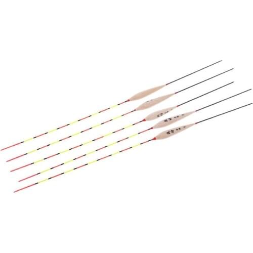 5 Pcs Fishing Float Night Luminuous Tackle Glow Stick Wood Accessories With Lead new drop ship