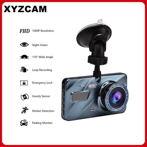 DVR Car Recorder Dash Camera Dual Dash Cam DVR Camera Video car camera 1080P 3.6" Cycle Recording Night Vision G-sensor Dash cam