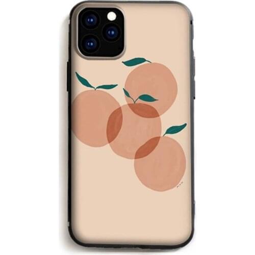 Cartoon fruit hand drawn Phone Case for iPhone 11 12 Pro mini pro XS MAX 8 7 6 6S Plus X 5S SE 2020 XR