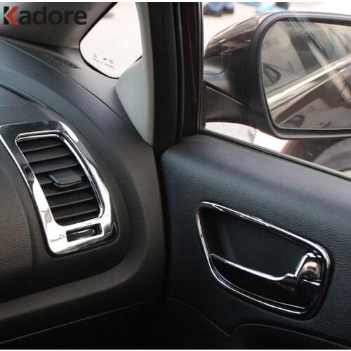 For Kia Forte Cerato K3 2013 2014 2015 Interior Accessories AT Gear Panel Trim Front Door Handle Cup Holder Air Vent Cover Trim