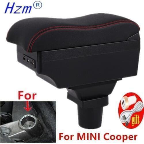 For MINI Cooper R50 R52 R53 R56 R57 R58 F55 F56 F57 Countryman R60 F60 Armrest box car accessories styling