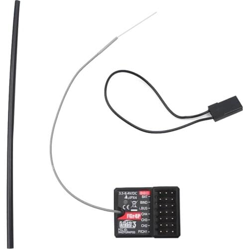 Flysky FGR4P 4 Channel 2.4G Receiver with Failsafe Upgrade for RC Car Truck Boat FS-NB4 Transmitter Control