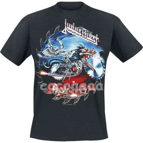 14 kinds Judas Priest Rock Brand Harajuku shirt 3D Skull fitness heavy Metal 100%Cotton motorcycle tee camiseta streetwear