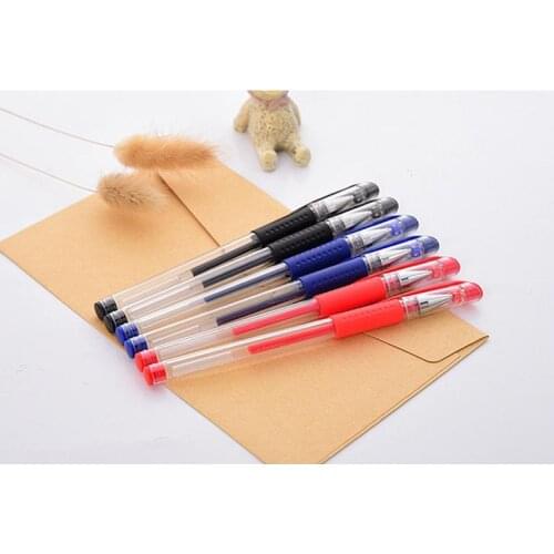 Office School 12 Pices 0.5mm Black Signing Gel Carbon Pen