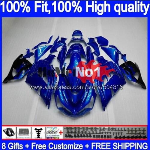 Injection For KAWASAKI ZX 14R ZX14R 06 07 08 09 10 11 78MC.15 Gloss blue ZZR1400 ZX-14R 2006 2007 2008 2009 2010 2011 Fairing
