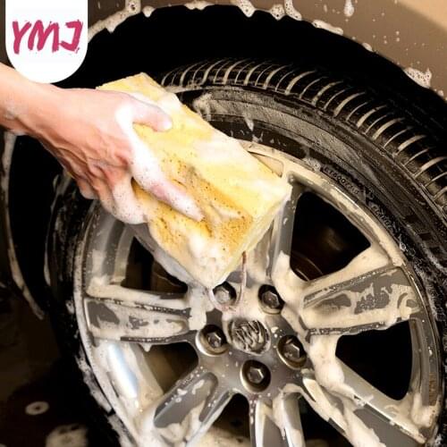 Coral Sponge Car Wash Car Washing Tools Windows Absorbent Auto Accessories Honeycomb Shape Cleaning Cloth Cleaner Sponge Block