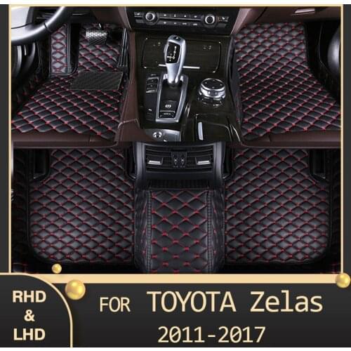 MIDOON Car floor mats for Toyota Zelas 2011 2012 2013 2014 2015 2016 2017 Custom auto foot Pads automobile carpet cover