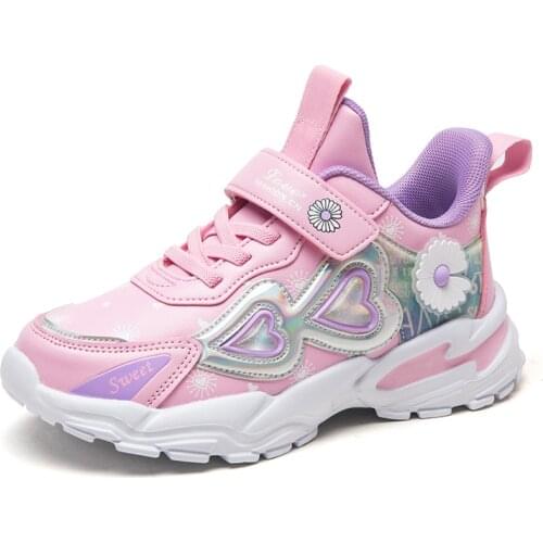 Girls Sneakers Children Shoes For Kids Sneakerrs Girls Shoes Leather Running Trainers Footwear School tenis infantil menina
