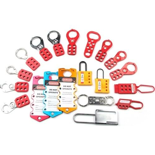Lockey Cheap Insulation PP Steel Aluminum Safety Nylon Hasp Lockout Tagout Loto Energy Isolation Lock
