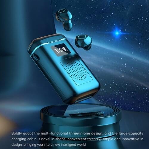 KINGSTAR Bluetooth 5.1 Earphones Wireless Headphone 9D Sports Waterproof Earbuds Headsets With Microphone 4000mAh Charging Box