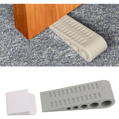 Non-Slip TPR For Office Home Baby Safe Door Stopper Large Wide Wedge Floor Stoppers Home Protector