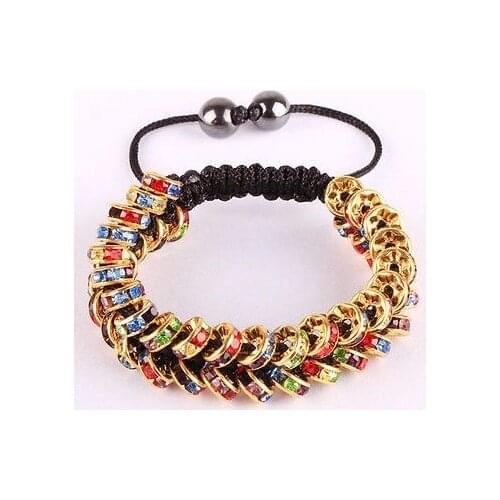 NEW arrival women dt345st micro pave CZ Disco Crystal Bracelet fasion Gift jewelry Discount